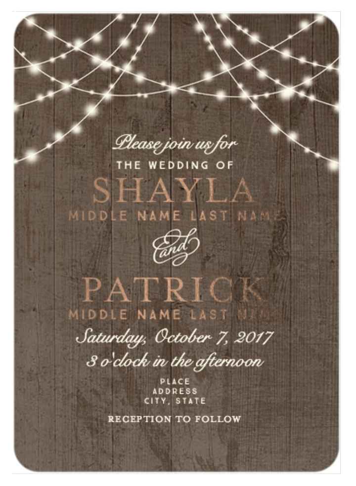 Opinions on potential invitations?