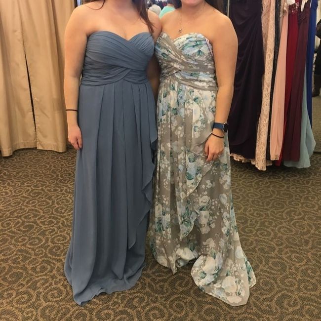 Floral Bridesmaid Dresses