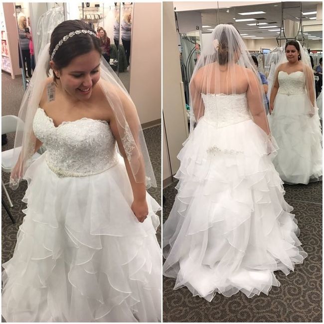 I bought my wedding dress today:)