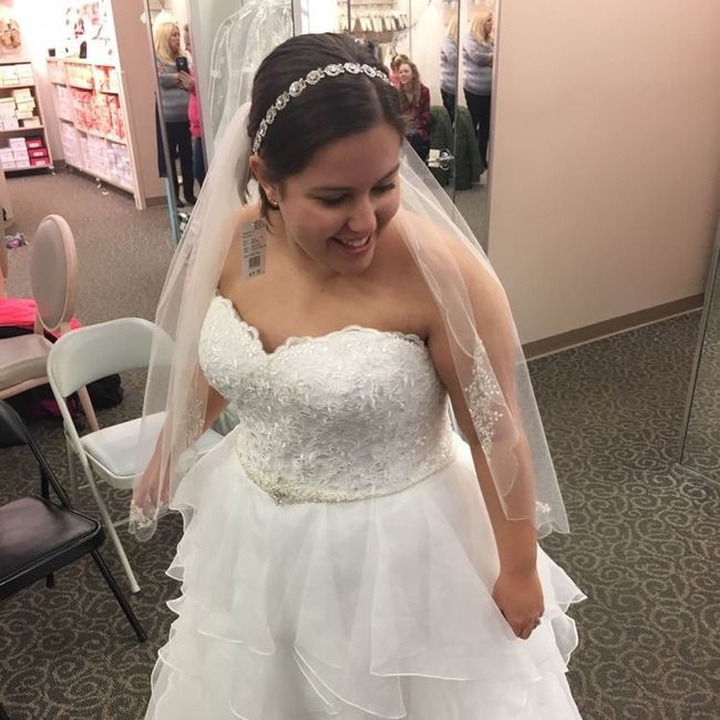 Any brides NOT wearing a cathedral veil?