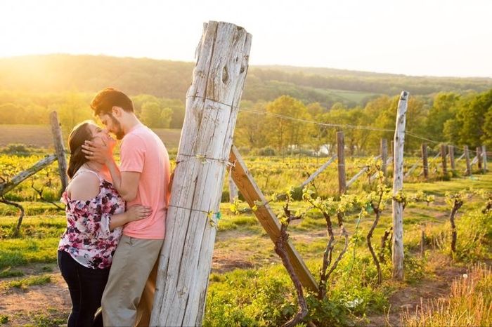 What season did you take engagement pics?