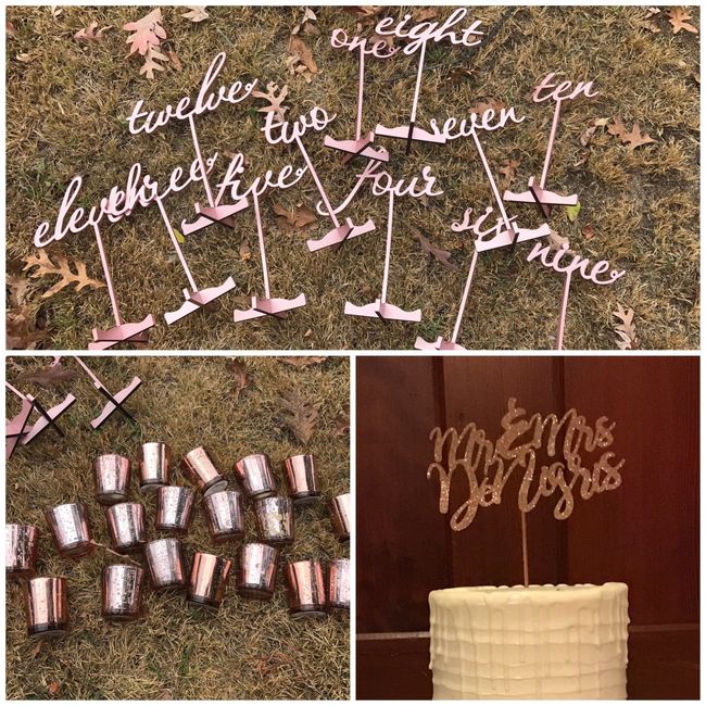 Rose gold wedding?