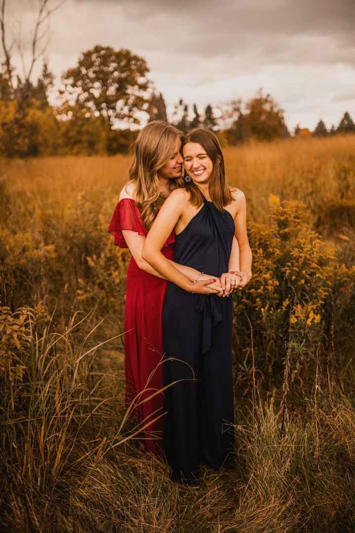 Engagement Photo Outfits for Two Women - 1