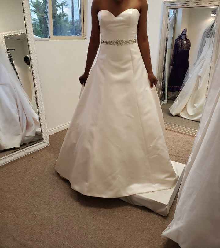 Bridal belt and bustle help! - 1
