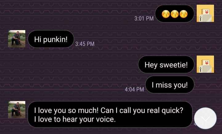 Share your sweet texts? - 1