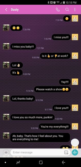 Share your sweet texts? - 2