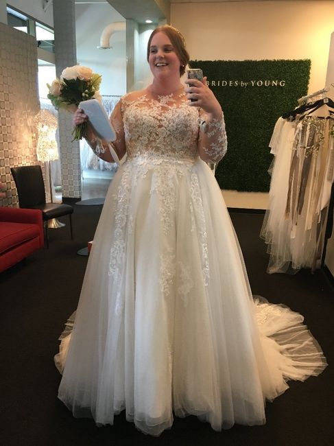 Front of Dress with Skirt