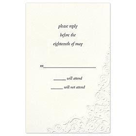 Can I see your RSVP cards.