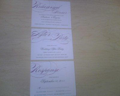Rehearsal Dinner Invitations & Wording