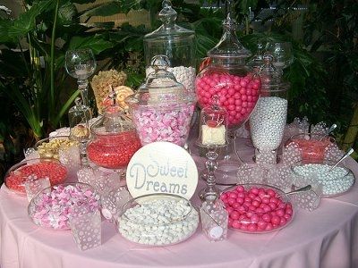Yet another candy buffet thread..Married gals who had one at their reception...
