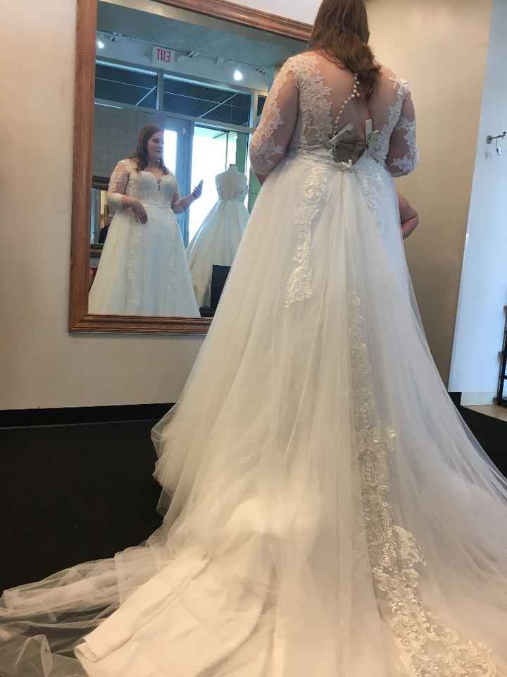 Back of Dress with Skirt