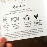 Help! How to phrase no children at the wedding?