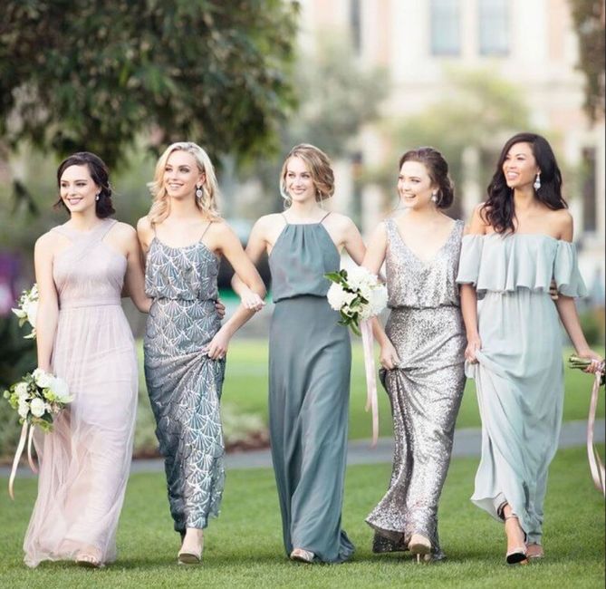 Bridesmaid Dress Colors for Light Gold Wedding Dress 4