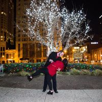 After proposal photo!