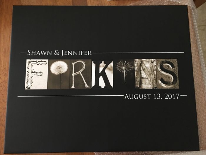 What to use on canvas guest book?