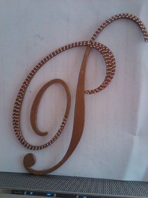 Help!  Monogrammed cake topper