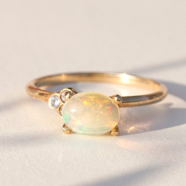 Engagement Rings with colored gemstones 5