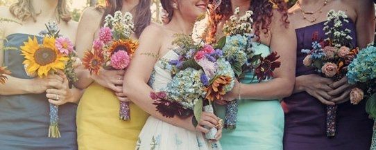 Here's my dress - now for the bouquet?