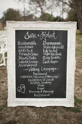 wedding programs