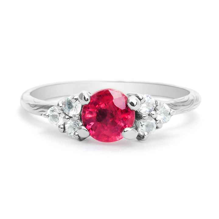 Engagement Rings with colored gemstones - 3