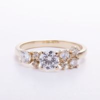Multi-stone engagement rings - 3