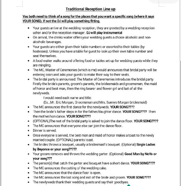 Order of Events - 1