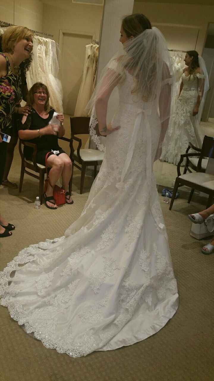 I said "yes" to the dress!