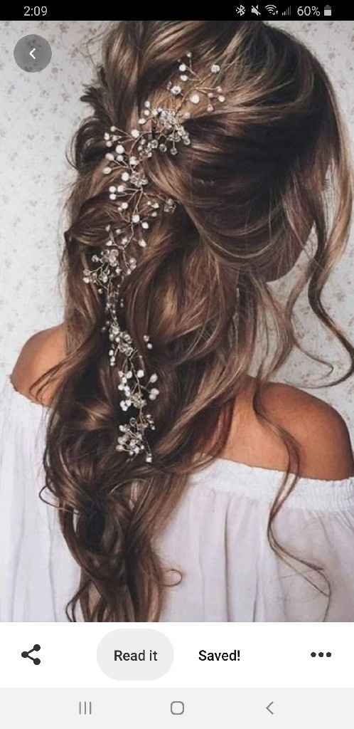 Veil+, veil clip +hair vines? - 1