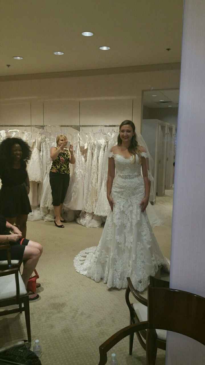 I said "yes" to the dress!