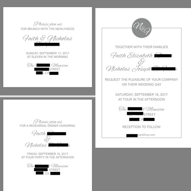 Invitation Proofs