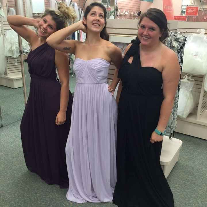 Can't find a Lilac bridesmaid dress