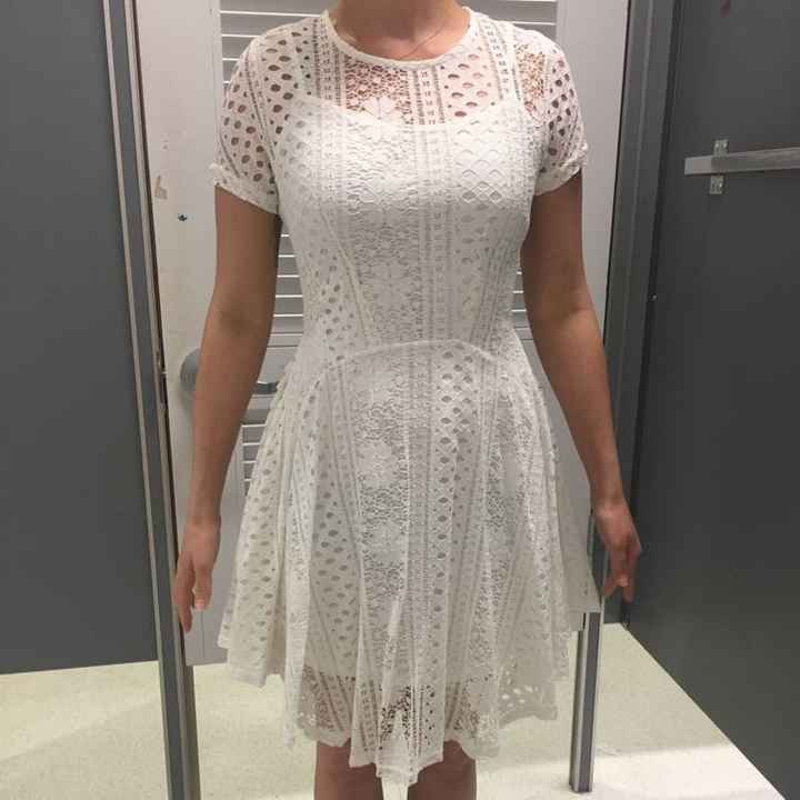Said Yes to the Bridal Shower Dress