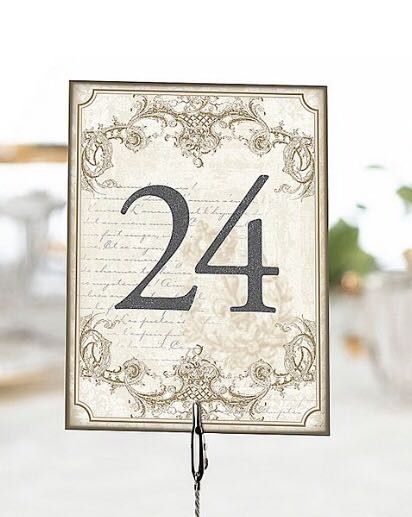 Show me your table numbers!