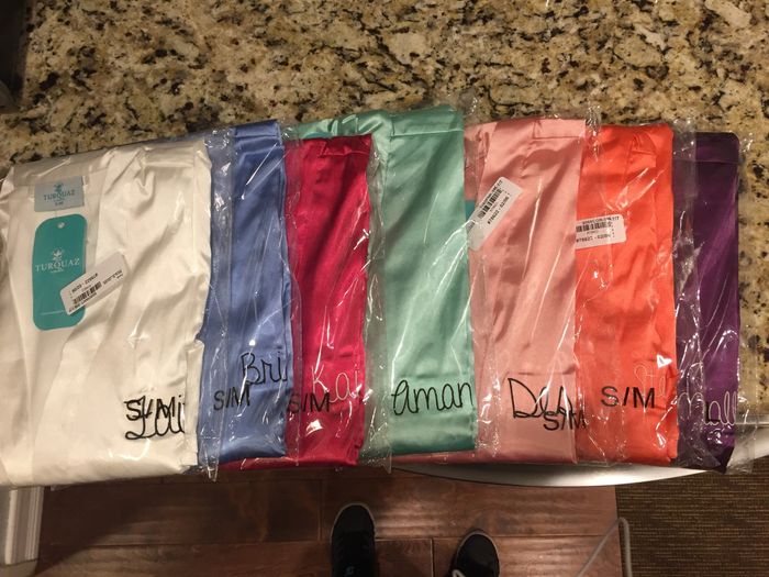 Bridesmaid robes