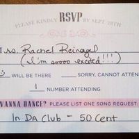 Inserts for reception...