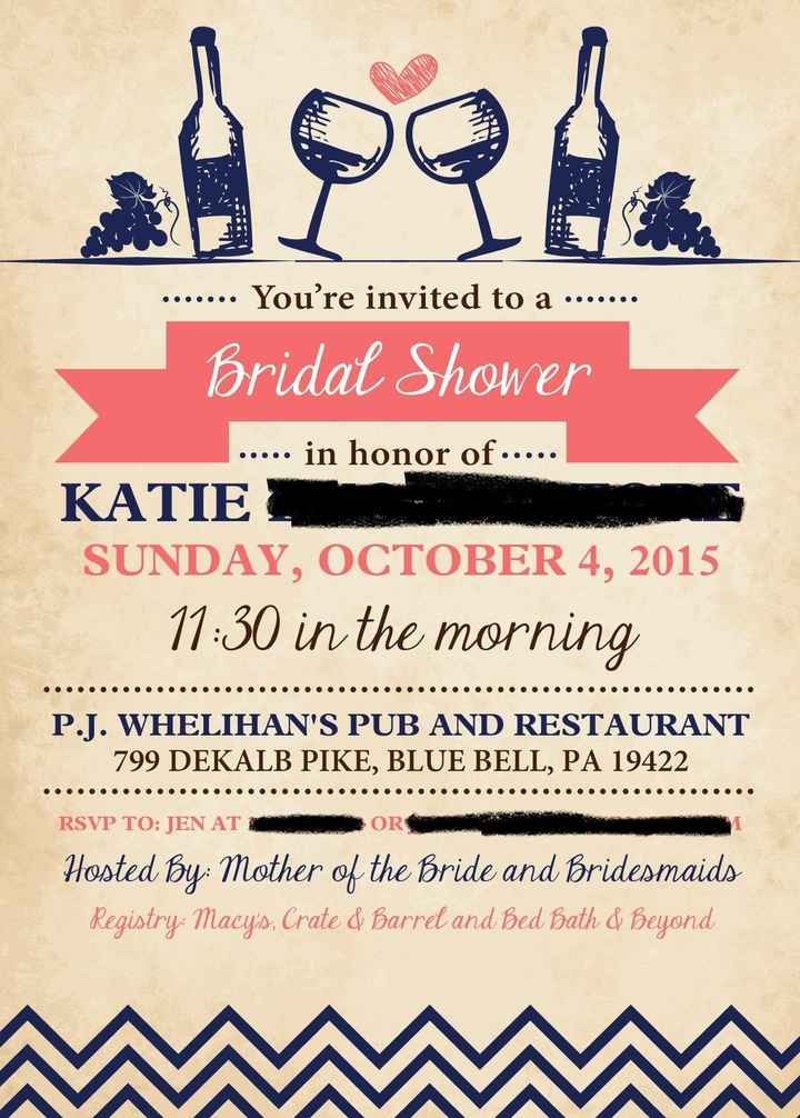 Show me your Shower Invites!