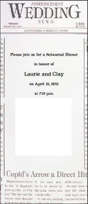 Do I need to do seperate invitations for the rehearsal/dinner?