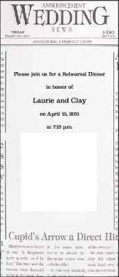 Do I need to do seperate invitations for the rehearsal/dinner?