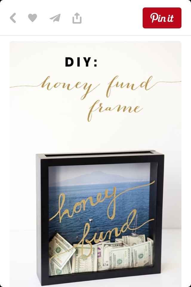 It's like a tip jar for getting married!