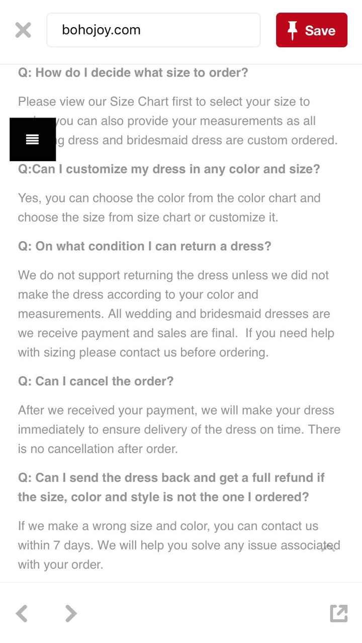 Do people ever buy their dress online?