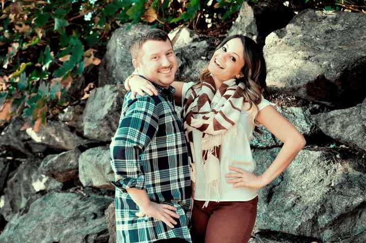 Weird photos-wedding engagement or personal