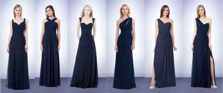 BM dresses ordered, with only a little drama! Photo!