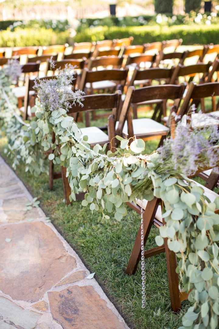 Outdoor Wedding.. No Aisle Runner