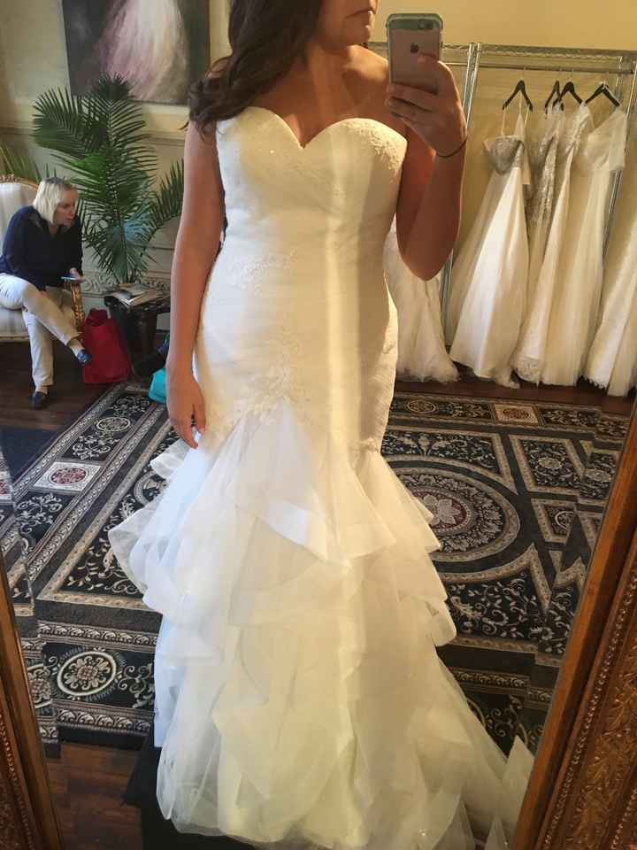 Let me see what you're wearing on your wedding day