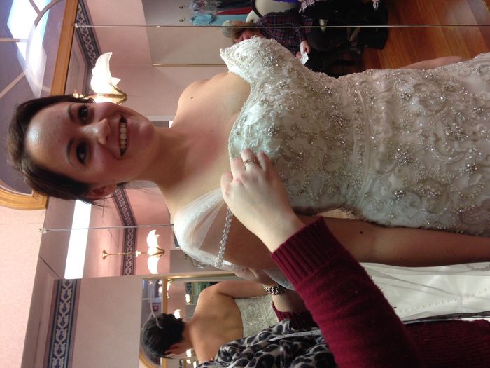 ETA Photo: Hating my dress... I knew this would happen!