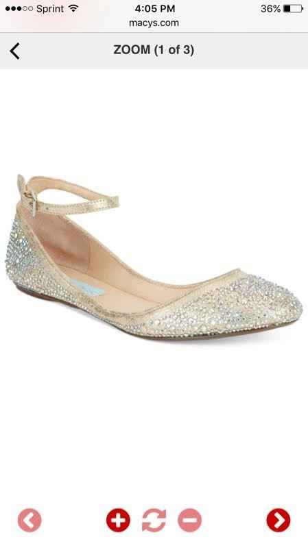 Flats for wedding shoes?