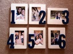 DIY Table Numbers