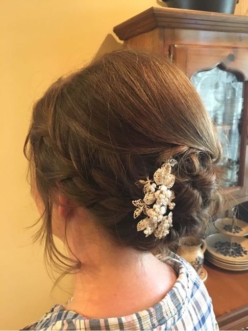 Hair and make up trial, check!