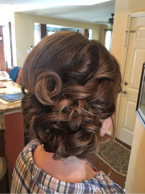 Hair and make up trial, check!
