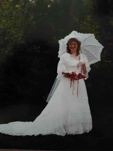 I finally got to try my dress on!